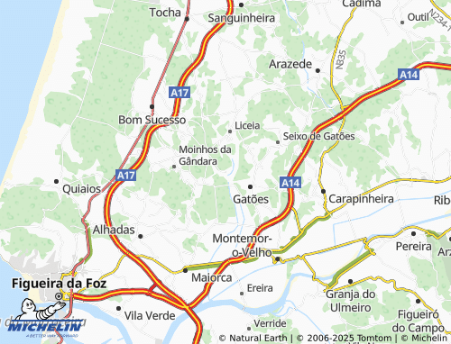 MICHELIN Azenha Nova map - ViaMichelin