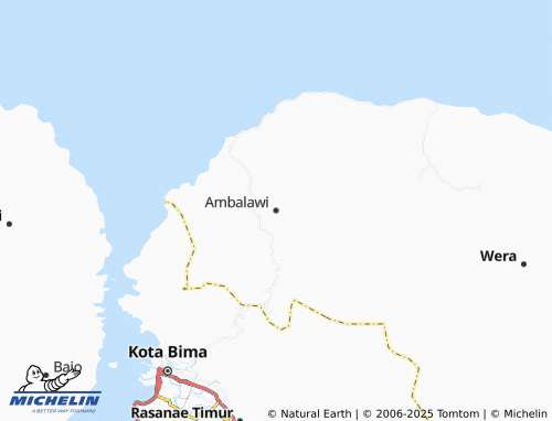 MICHELIN Ambalawi map - ViaMichelin