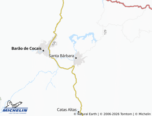 Mapa MICHELIN Santa Bárbara - ViaMichelin