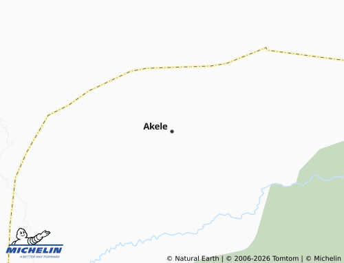 MICHELIN Akele map - ViaMichelin