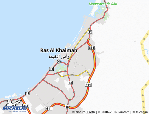 MICHELIN Al Hudeeba map - ViaMichelin