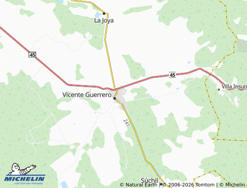 Kaart MICHELIN Une - ViaMichelin