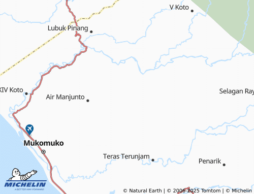 MICHELIN Sungai Lintang map - ViaMichelin