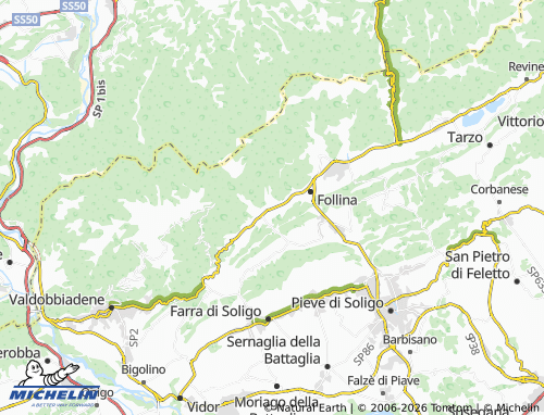 Mappa MICHELIN Miane - ViaMichelin