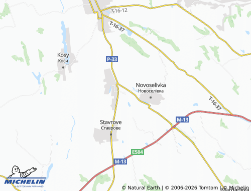 Mapa MICHELIN Chubivka - ViaMichelin
