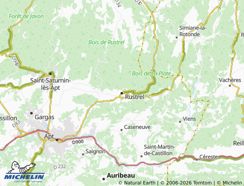 Mapa MICHELIN Rustrel - ViaMichelin