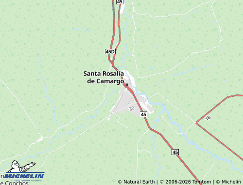 Mappa MICHELIN Jardines de los Conchos - ViaMichelin