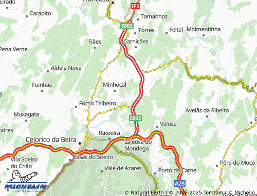 Mappa MICHELIN Baraçal - ViaMichelin
