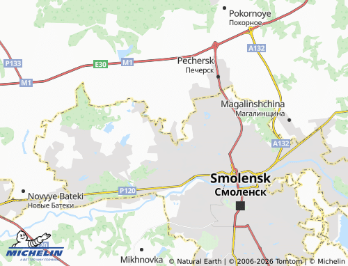 MICHELIN Storozhishche map - ViaMichelin