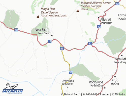 Mapa MICHELIN Mesorrachi - ViaMichelin
