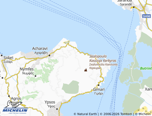Mapa MICHELIN Loutses - ViaMichelin