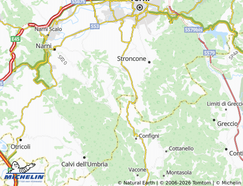 MICHELIN-Landkarte Colli di Aguzzo - ViaMichelin