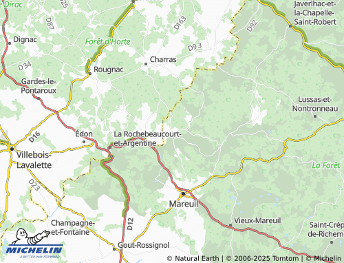 MICHELIN Les Graulges map - ViaMichelin