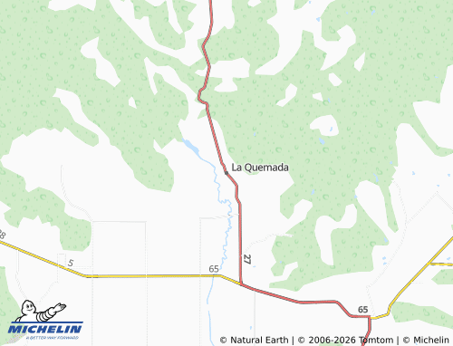Mapa MICHELIN La Quemada - ViaMichelin