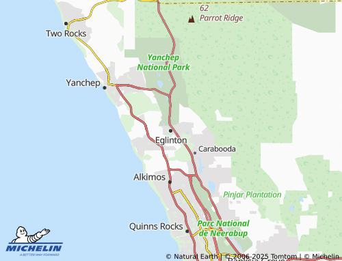 MICHELIN Eglinton map - ViaMichelin