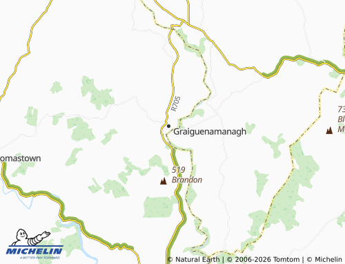 Mapa MICHELIN Tinnahinch - ViaMichelin