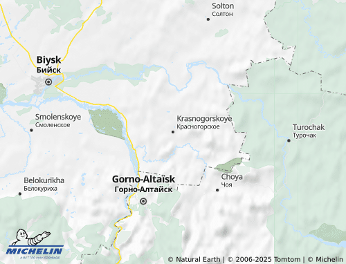 MICHELIN Krasnogorskiy rayon map - ViaMichelin