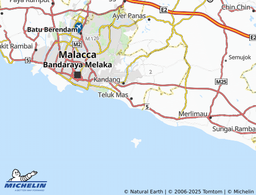 MICHELIN Tambak Bugis map - ViaMichelin