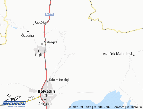 MICHELIN Karayokuş map - ViaMichelin