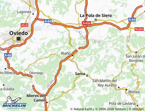 MICHELIN-Landkarte Riaño - ViaMichelin