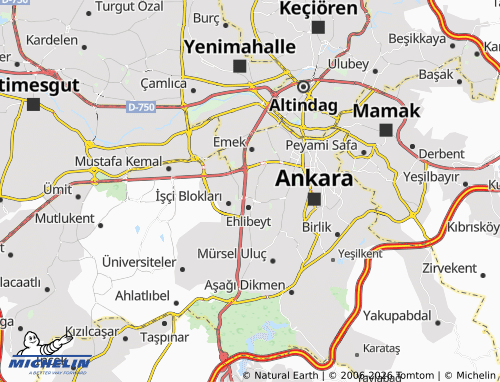 Mappa MICHELIN Oğuzlar - ViaMichelin