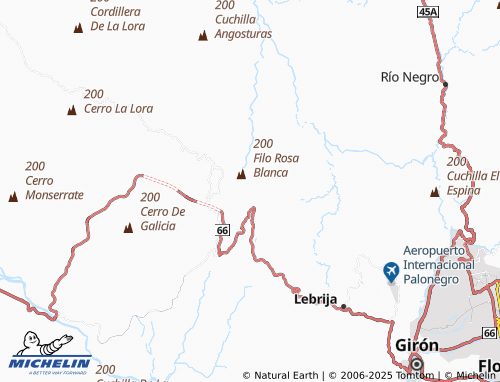 MICHELIN La Floresta map - ViaMichelin
