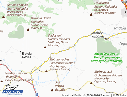 Carte MICHELIN Kalapodi - ViaMichelin