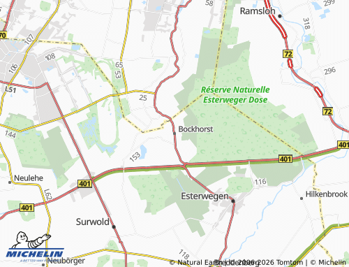 MICHELIN Bockhorst map - ViaMichelin