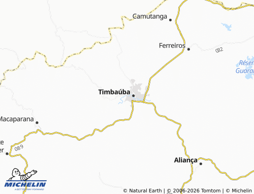 MICHELIN Santa Ana map - ViaMichelin
