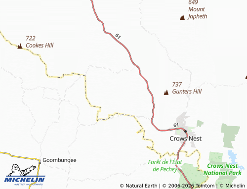 MICHELIN Upper Pinelands map - ViaMichelin