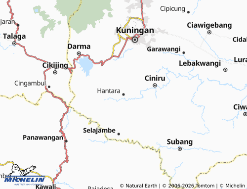 Carte MICHELIN Hantara - ViaMichelin