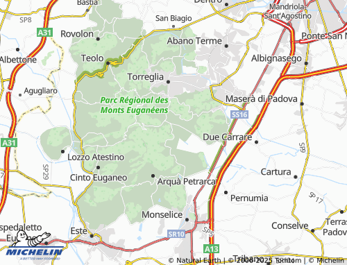 MICHELIN Noiera map - ViaMichelin