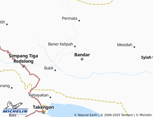 MICHELIN Beranun Teleden map - ViaMichelin