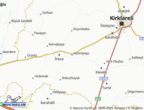 MICHELIN Kazımpaşa map - ViaMichelin