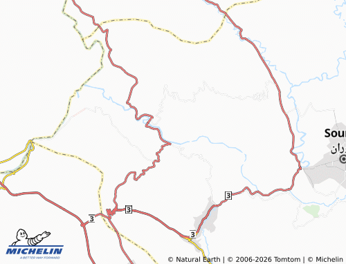 MICHELIN Khalan map - ViaMichelin