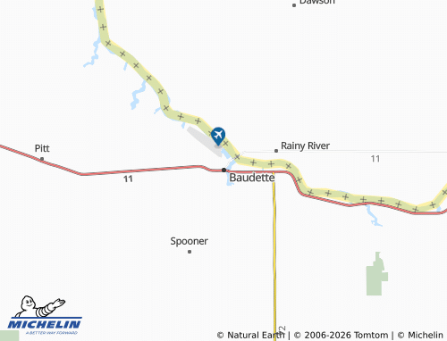 Mapa MICHELIN Baudette - ViaMichelin