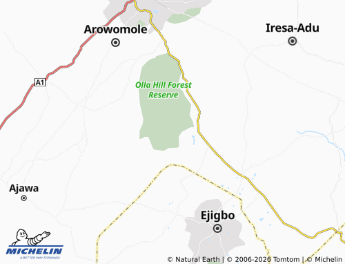 Mapa MICHELIN Ilogbo - ViaMichelin