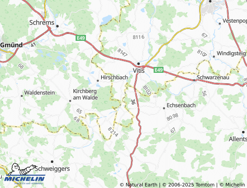 MICHELIN Kleinschönau map - ViaMichelin