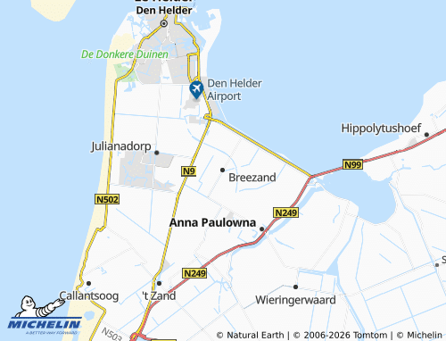 Mapa MICHELIN Breezand - ViaMichelin