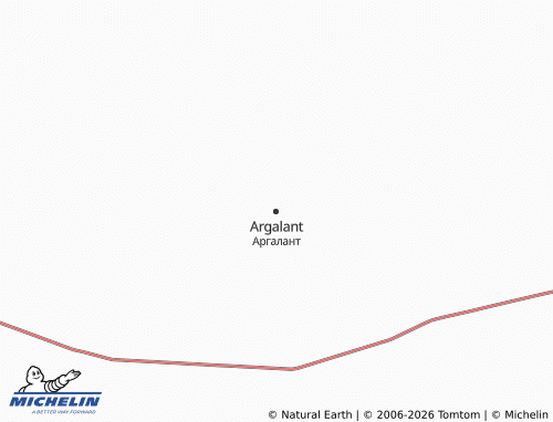 MICHELIN Argalant map - ViaMichelin