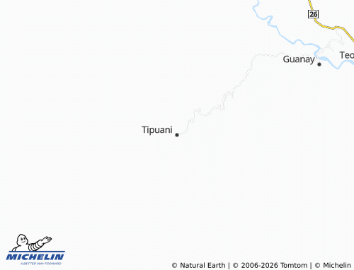 MICHELIN Tipuani map - ViaMichelin