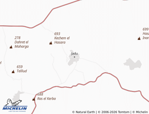 Mappa MICHELIN Jadu - ViaMichelin