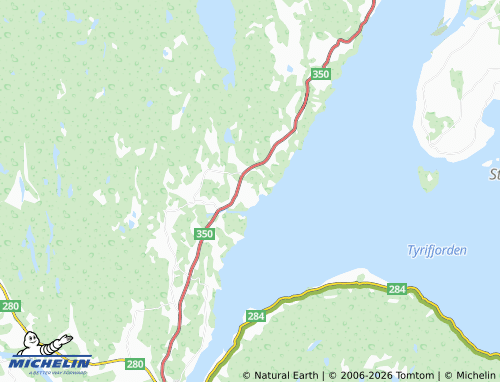 Mappa MICHELIN Nakkerud - ViaMichelin