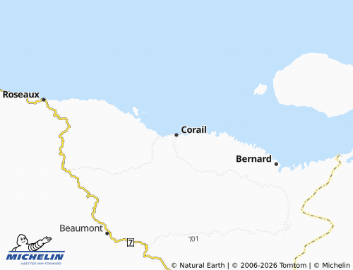 MICHELIN-Landkarte Corail - ViaMichelin