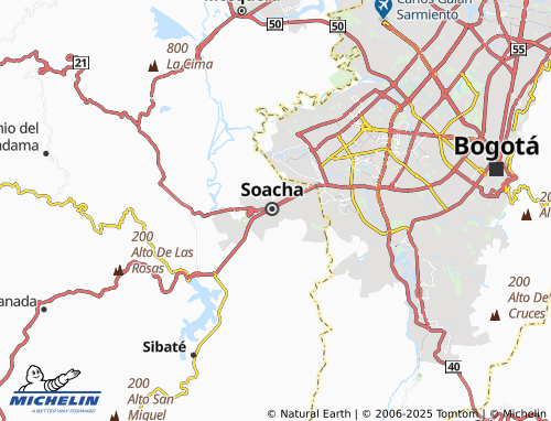 MICHELIN El Porvenir map - ViaMichelin