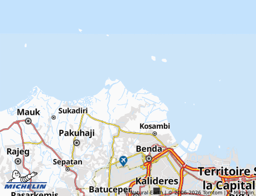 MICHELIN-Landkarte Tanjung Pasir - ViaMichelin