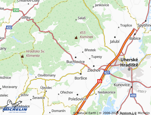Mappa MICHELIN Buchlovice - ViaMichelin