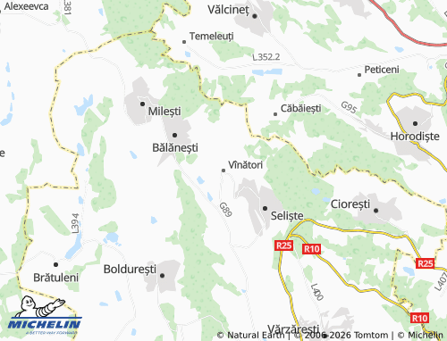Mappa MICHELIN Vînători - ViaMichelin