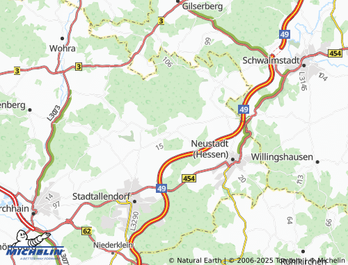 MICHELIN Speckswinkel map - ViaMichelin