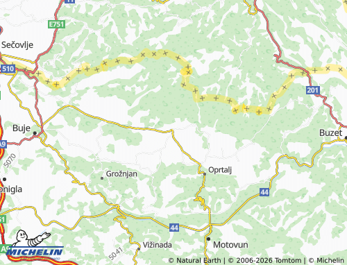 MICHELIN Šterna map - ViaMichelin